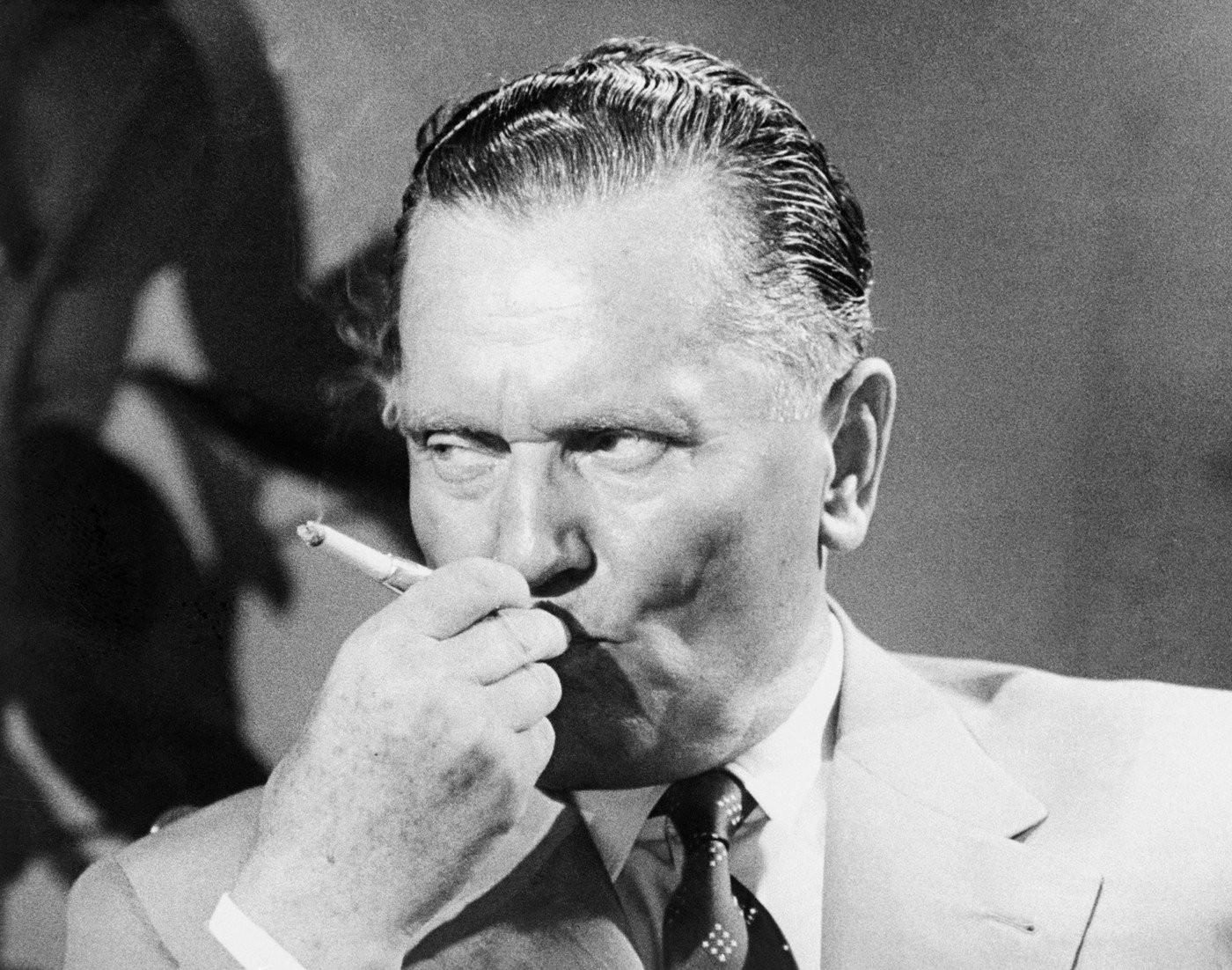 Original caption: Tito prepares for television. Brioni, Yugoslavia: Yugoslav president Josip Broz Tito takes time out for a smoke at his summer home in the Adriatic while playing host to CBS reporter Edward R. Murrow and company. Murrow was on hand to film an interview with the Yugoslav leader for use on his See It Now program Sunday, June 30th, to be followed by a discussion featuring a panel of experts. The informal atmosphere of the resort island was enhanced by the presence of Tito's wife, Jovanka, at the interview session., Image: 16470417, License: Rights-managed, Restrictions: , Model Release: no, Credit line: Profimedia, Corbis